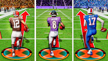 Scrambling for a 99 Yard Touchdown with EVERY QB!