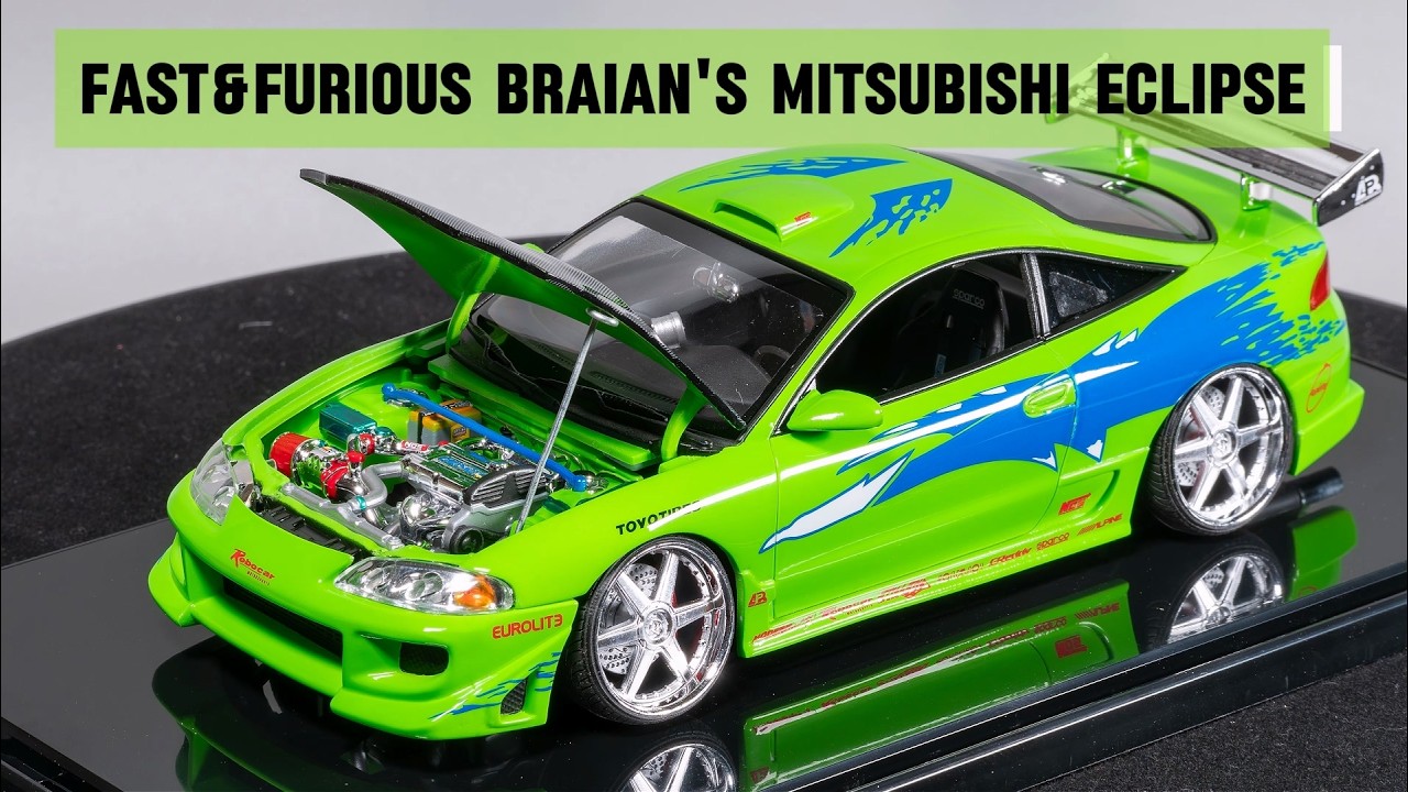 Revell Fast&Furious BRAIAN'S MITSUBISHI ECLIPSE ドイツレベル 1/25
