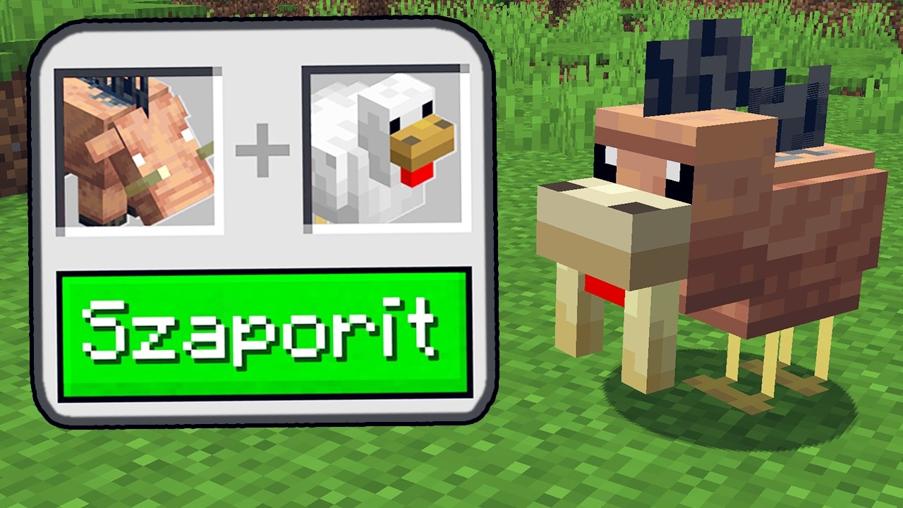 Minecraft, de Kombináltam Mobokat!