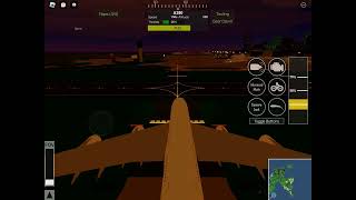 Realistic a380 landing at Manchester int or GR