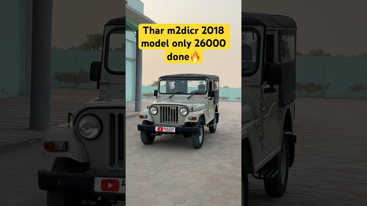Thar m2dicr engine sound🔥 Mahindra Thar m2dicr for sale 😍