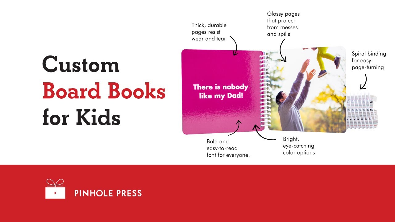 Custom Board Books for Kids Pinhole Press YouTube