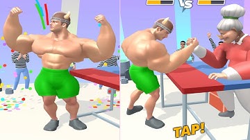 Muscle Rush All Levels Gameplay iOS Android Level 100 || Muscle Rush