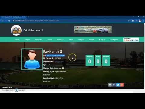 How to claim NCF player profile in CricClubs - Hvordan aktivere din profil   Norges Cricketforbund