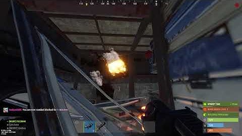 |RUST| Short clip of raid defence 1v4.