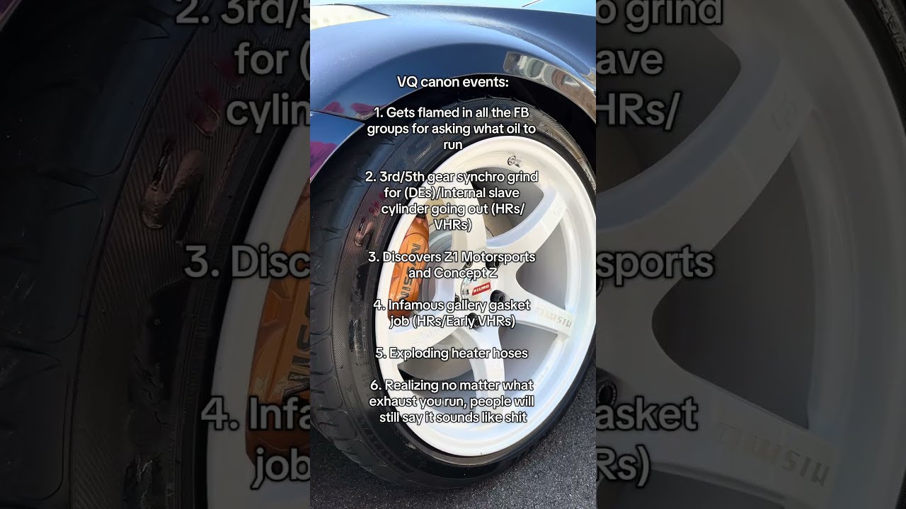 Every VQ Owner Goes Through All These If Not More Trending 350z Vq Shorts Car 370z G35 G37