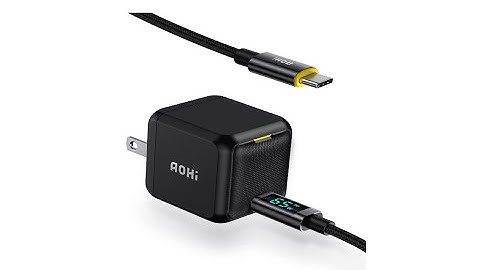 Review: AOHI 65W PD USB C Charger, GaN+ Magcube Mini Fast Wall Charger Power Adapter