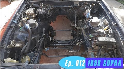 1988 Supra Build - Engine Bay Prep part 1 / Intercooler - Episode 12