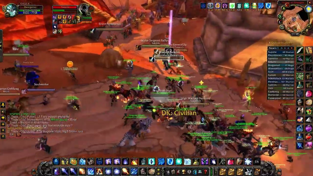 🔥Orgrimmar in Flames🔥 | Last Day before TBC Pre Patch.