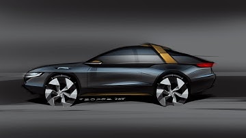 Car design rendering tutorial | Side View