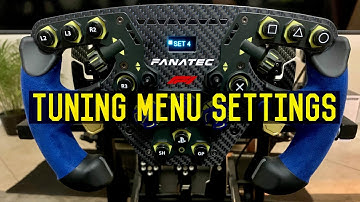 Fanatec Tuning Menu Guide (Tuning Instructions For All Fanatec Wheels)
