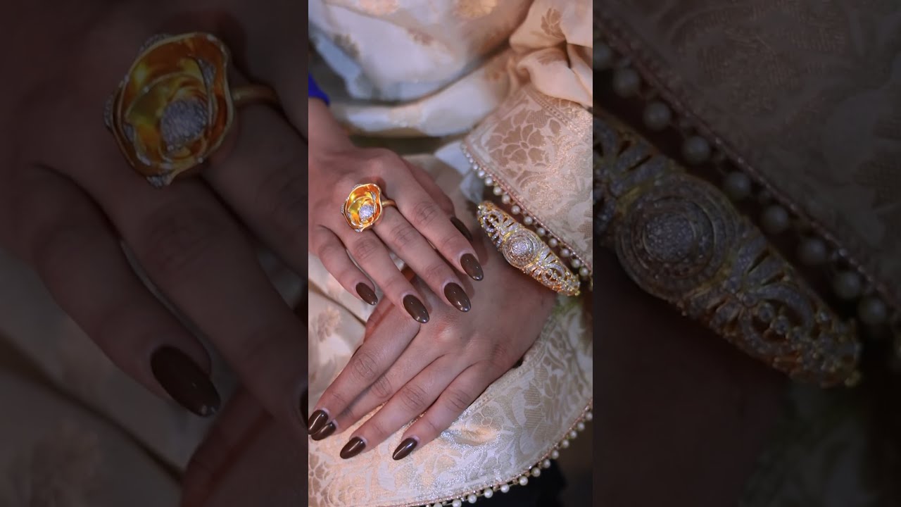 Gold Plated Rose Design Imitation Ring
