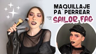 MAQUILLANDOME GÓTICA COMO SAILOR FAG