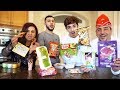 TRYING FOOD FROM AROUND THE WORLD!!(first time)