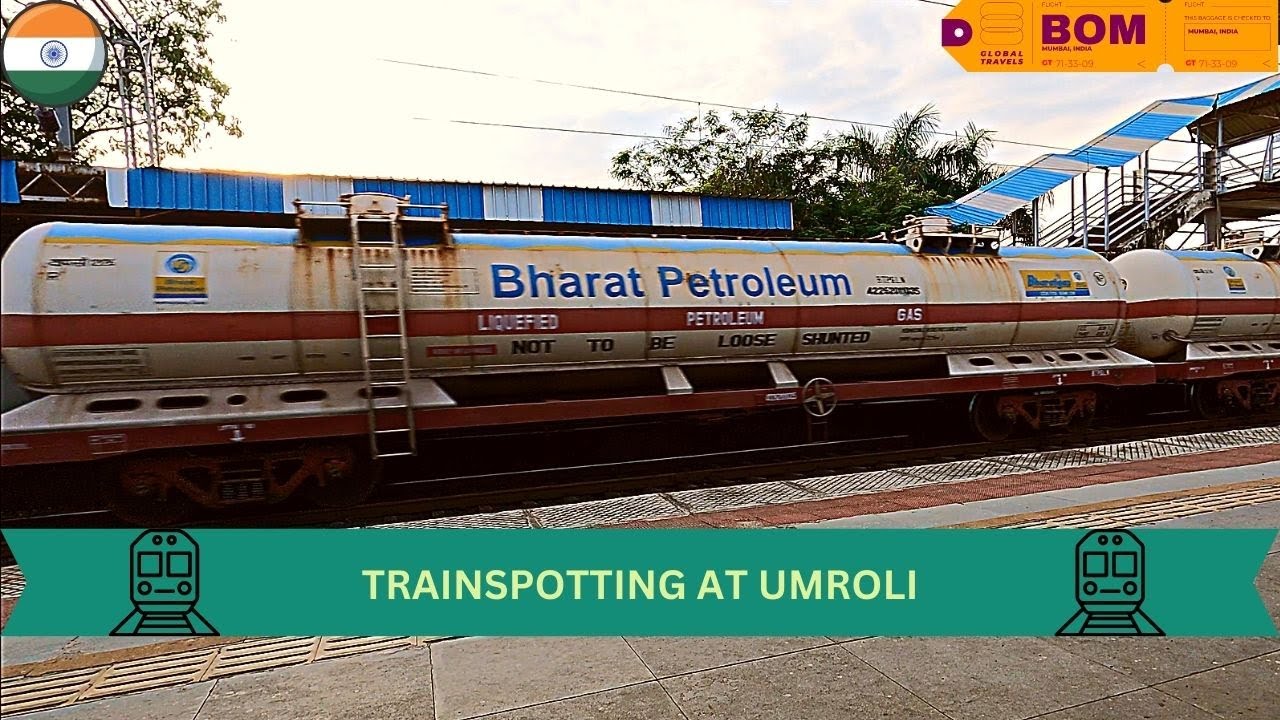 Trainspotting at Umroli Railway Station- Indian Railways