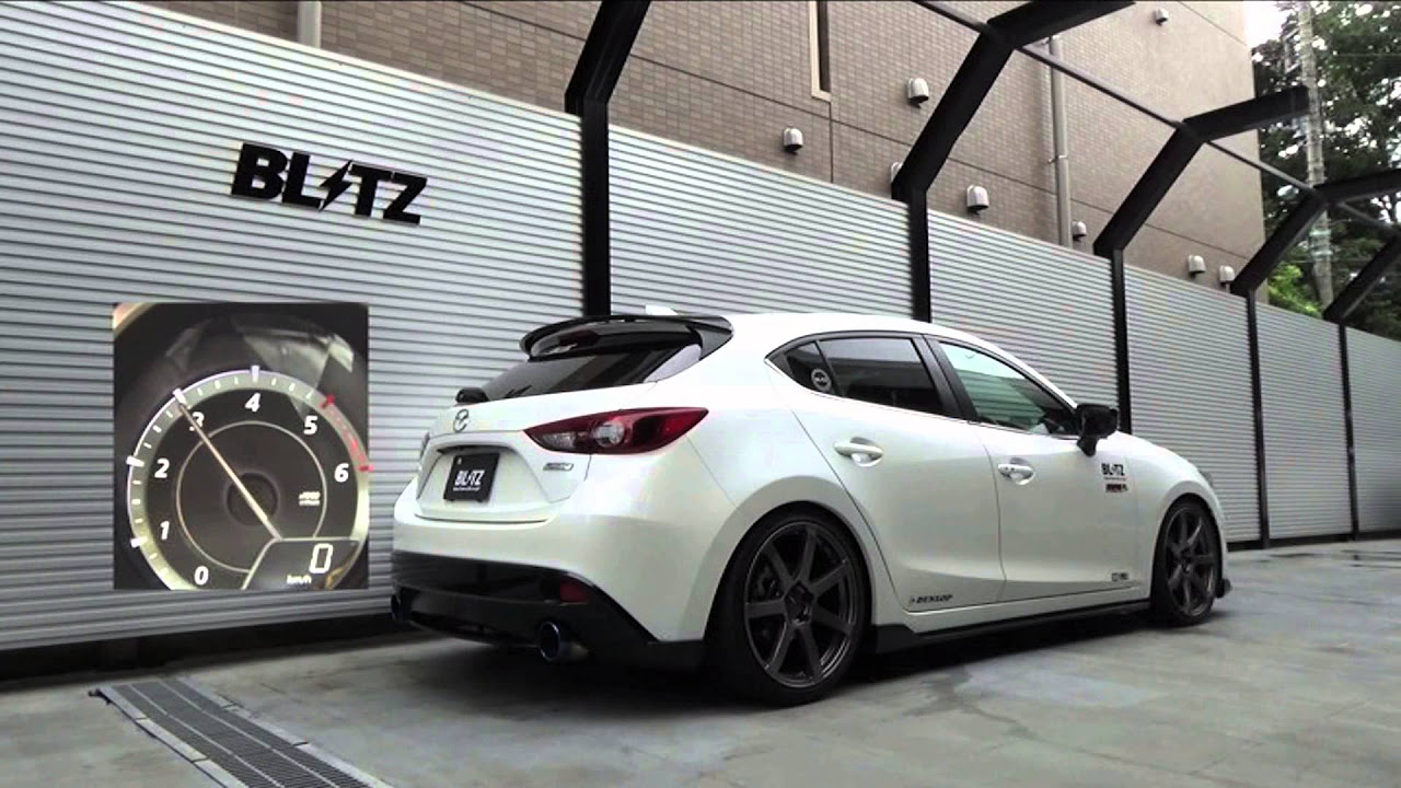 BLITZ / NUR-SPEC C-Ti NCP131 VITZ RS G's EXHAUST SOUND - YouTube