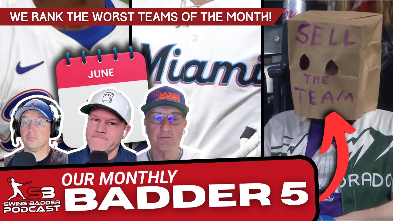 Monthly Badder Five June Edition: Tracking MLB’s Biggest Flops | SwingBadder