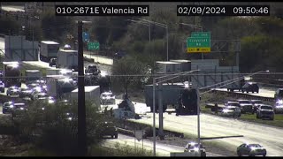 Crash involving two semi trucks shuts down I-10 for hours