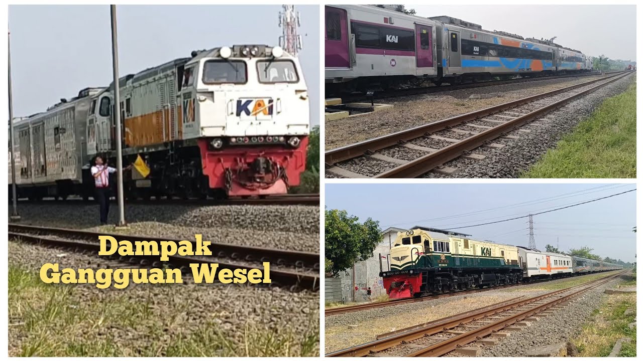 JARUM WESEL RUSAK, KA LEWAT SEPUR KIRI, BLB & TERLAMBAT‼️