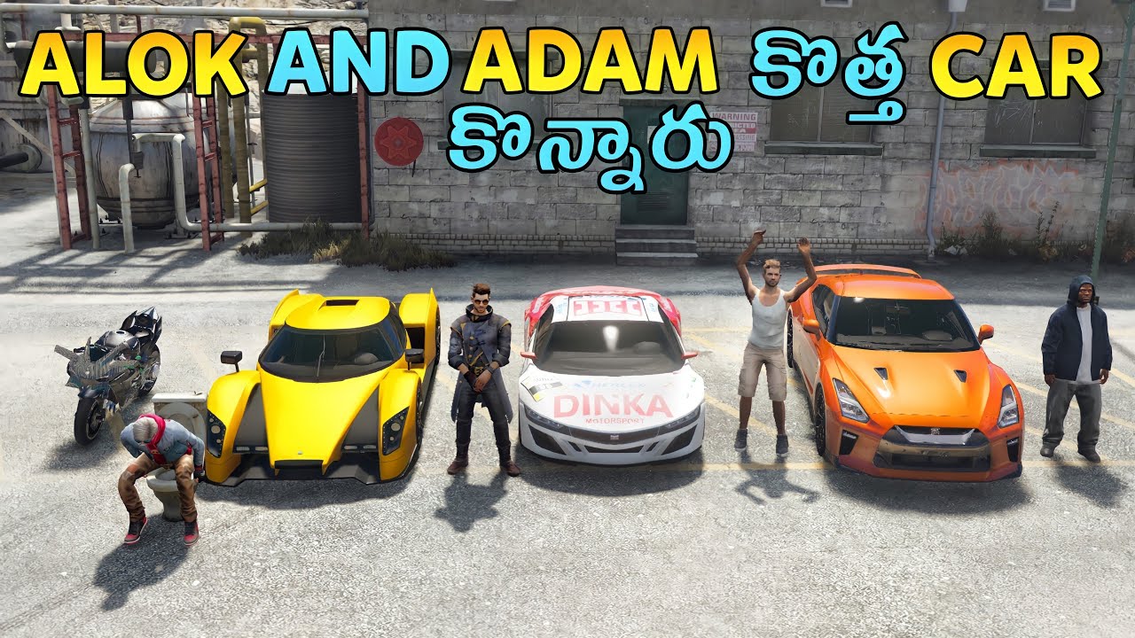 Alok Bought A New Nissan GTR Car In GTA 5 | Gta 5 In Telugu | Gta x Freefire | Episode 8