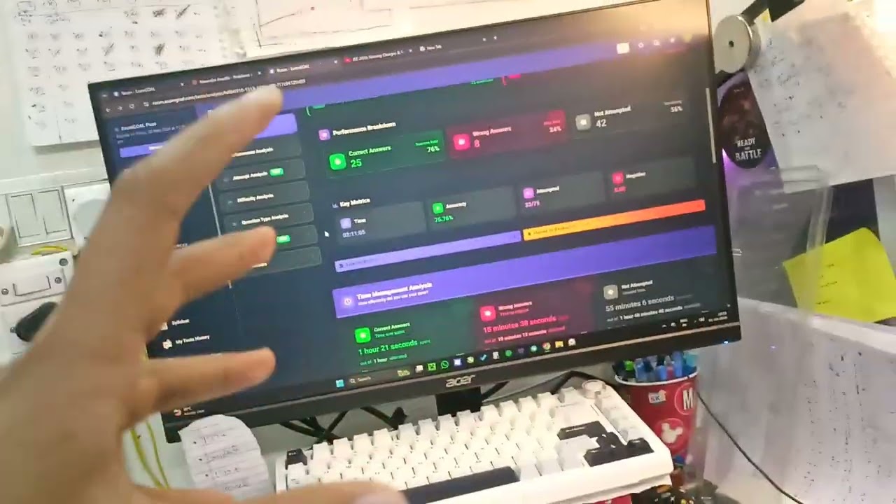 30 Days Before JEE Mains 😭 Test Marks??