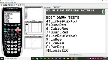 Logistic Regression TI 84