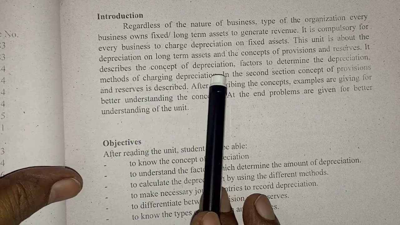 AIOU Course Code 1340:Unit 4: Depreciation: Business Accounting: Part 1.