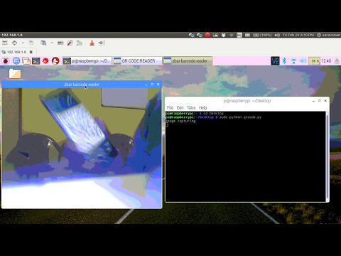 QR-Code decoder using Raspberry Pi...