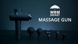 Percussion Muscle Massage Gun for Athletes | Portable Body Muscle Device for Pain Relief | WBM Smart screenshot 5
