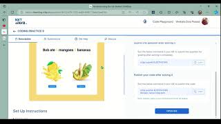 CODING PRACTICE 9 Debugging Fruits Counter