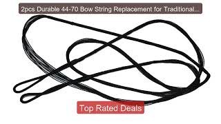 Full 2pcs Durable 44-70 Bow String Replacement for Traditional /Re... -- Amazing Value 2026 | Must Have! Guide