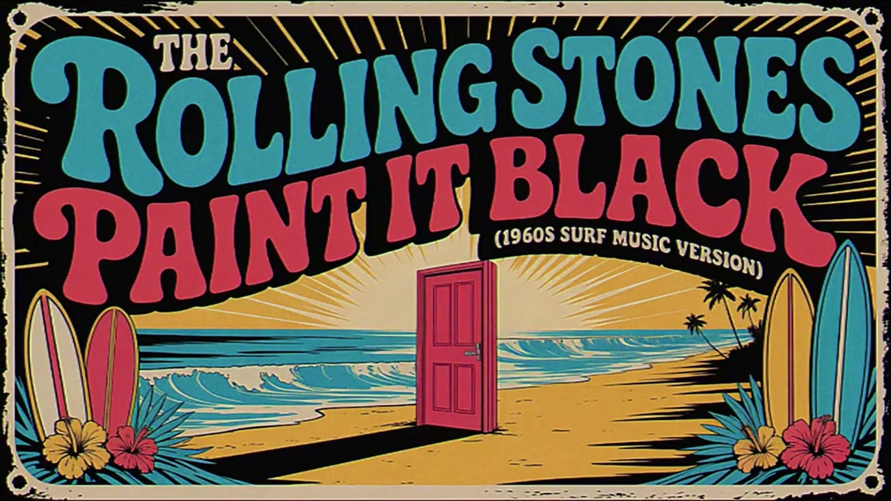 The Rolling Stones - Paint It Black (1960s Surf Music Version)