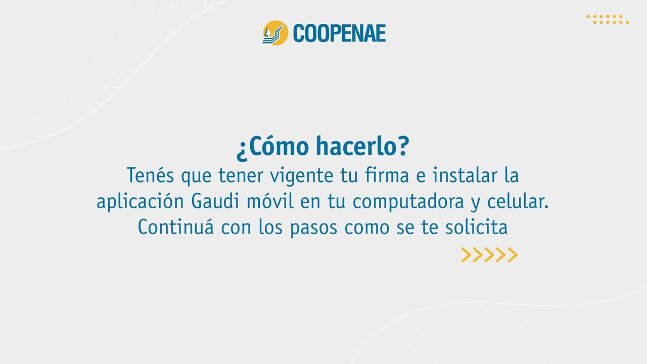 Ingreso a Coopenae Virtual con Firma Digital