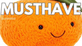 ADORABLE Gift Idea! 🍊 Jellycat Amuseables Clementine Stuffed Toy Unboxing (Small 5-Inch Fruit Plush)