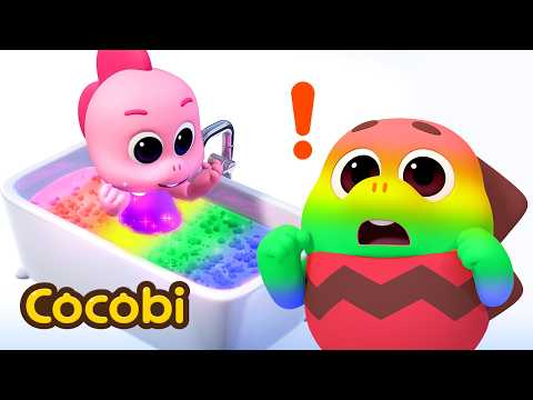 Color Foam Bath Changes My Color!🌈 Learn Colors + More Fun Videos For Kids | Cocobi