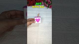 DIY Cute Gift 🎁 Box l Easy Paper Craft Idea #ytshorts #giftboxdesign  #easypapercraft #diy #easy