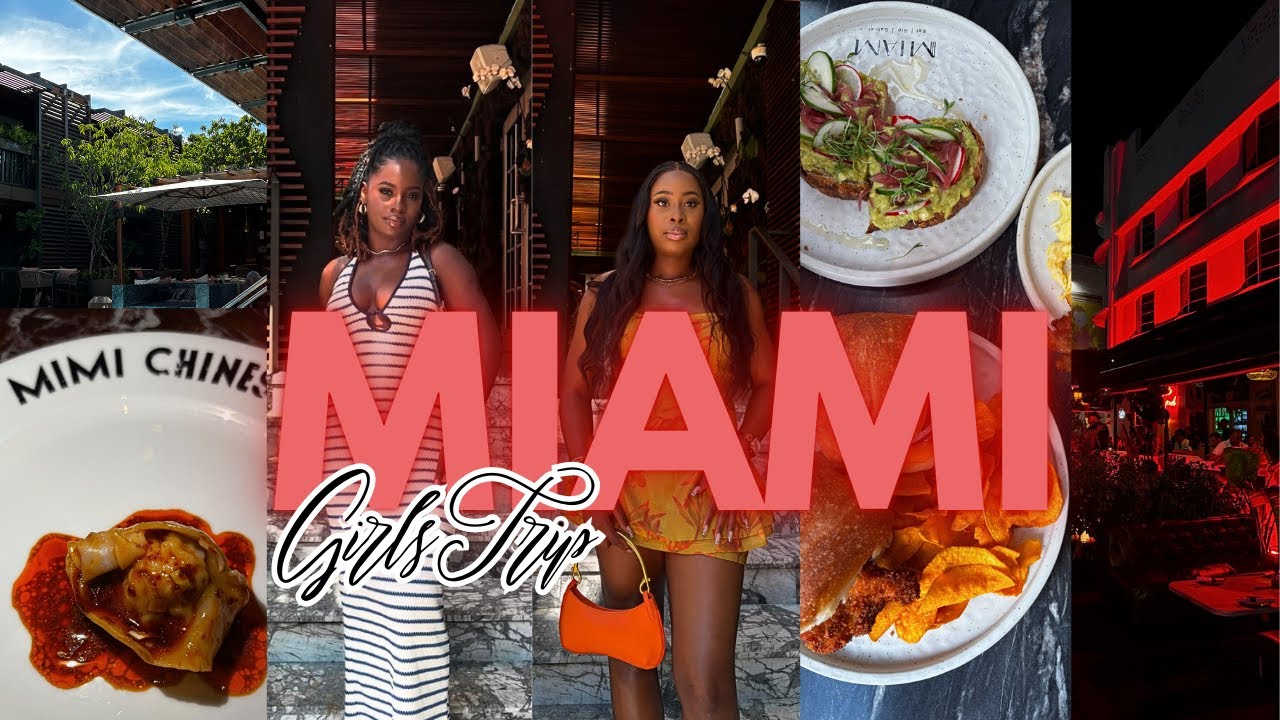 Miami Girls Trip Vlog | 4 Days in Miami | Beach, Brunch, Dinner, and Museum