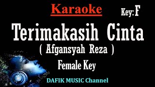 Terimakasih Cinta (Karaoke) Afgansyah Reza Nada wanita/ Cewek/ Female key F