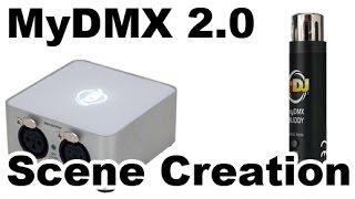 MyDMX Tutorial - Creating a Scene with the faders