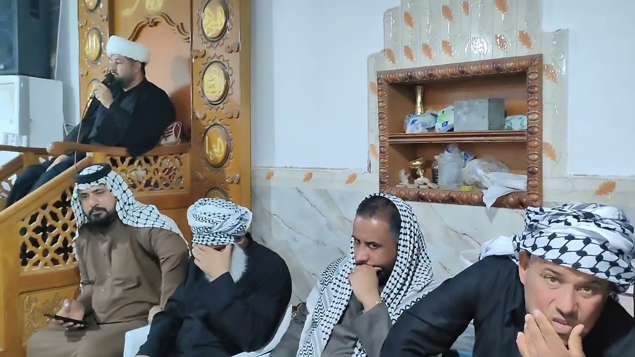 نعي الشيخ أحمد زهيري والملا حمزة المرياني || في فاتحة المرحوم الأستاذ جاسم محمد صبيح (أبو حيدر) 