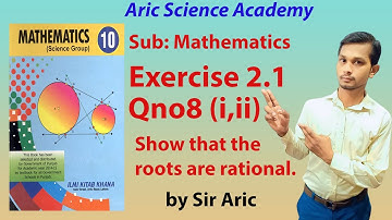 Class 10 Math chapter 2 - Exercise 2.1 Question 8 part i and ii_10th class Math chapter 2