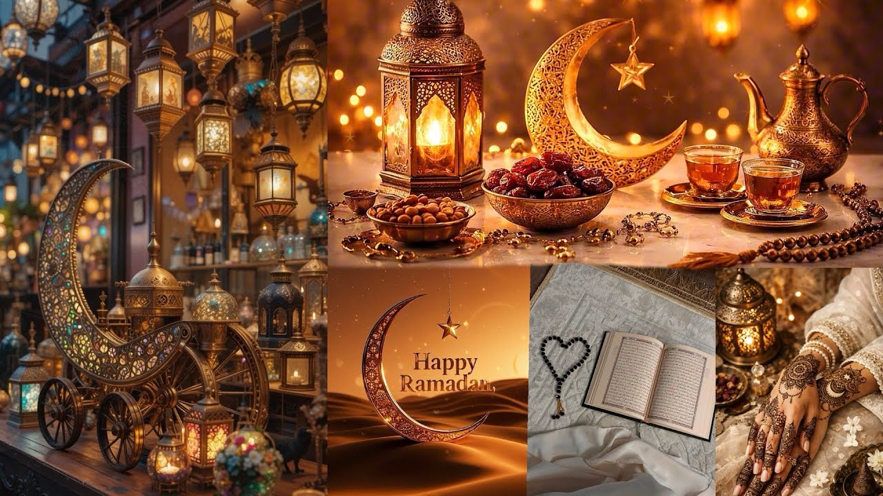 Ramadan Night Vibes☽ Tea, Lights & Peaceeful Moments✩ليلة رمضانية هادئة🌙🏮Calm music♪༯