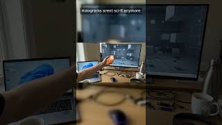 AI Concept: Holograms at Your Desk 🔮 #shorts