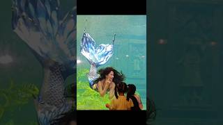 Real mermaid & Cut baby 😍💦 #mermaid #short #shorts #youtubeshorts #cutebaby