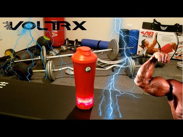 VOLTRX Premium Electric Protein Shaker Bottle, Made with Tritan - BPA Free - 24 oz