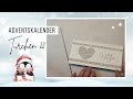 Adventskalender Tag 22 | Bordürenstanze | Edle Karte mit Herz