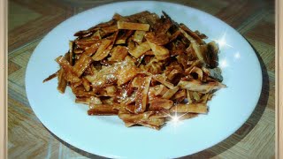 Manggleng Pedas Manis Balung Kuwuk Pedas Manis Olahan Singkong