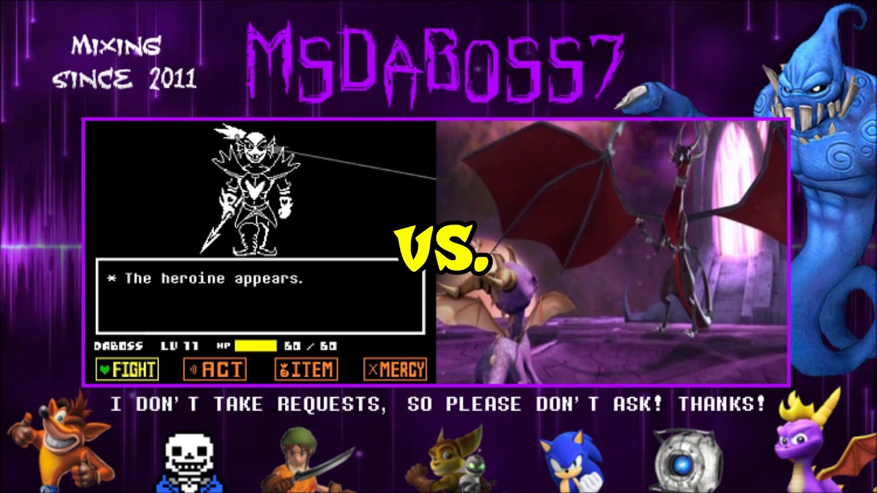 Battle Against a True Cynder - Legend of Spyro: A New Beginning / Undertale Mix