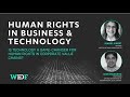 WEDF2021: Human Rights in Business and Technology