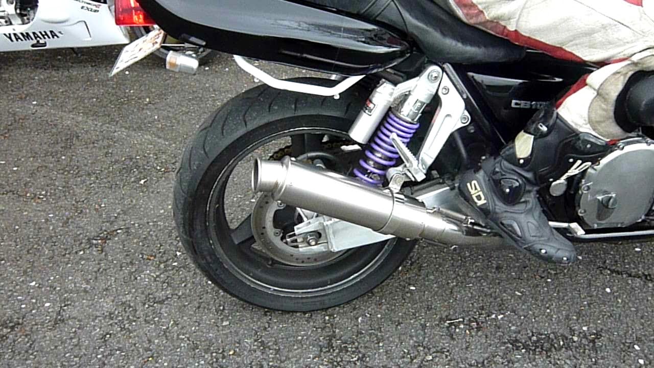 CB1000SF 汎用チタンマフラーを装備してみた！ - YouTube
